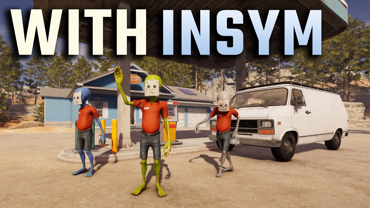 3 Idiots run a gas stations as Aliens... (w/ Insym & CJ)