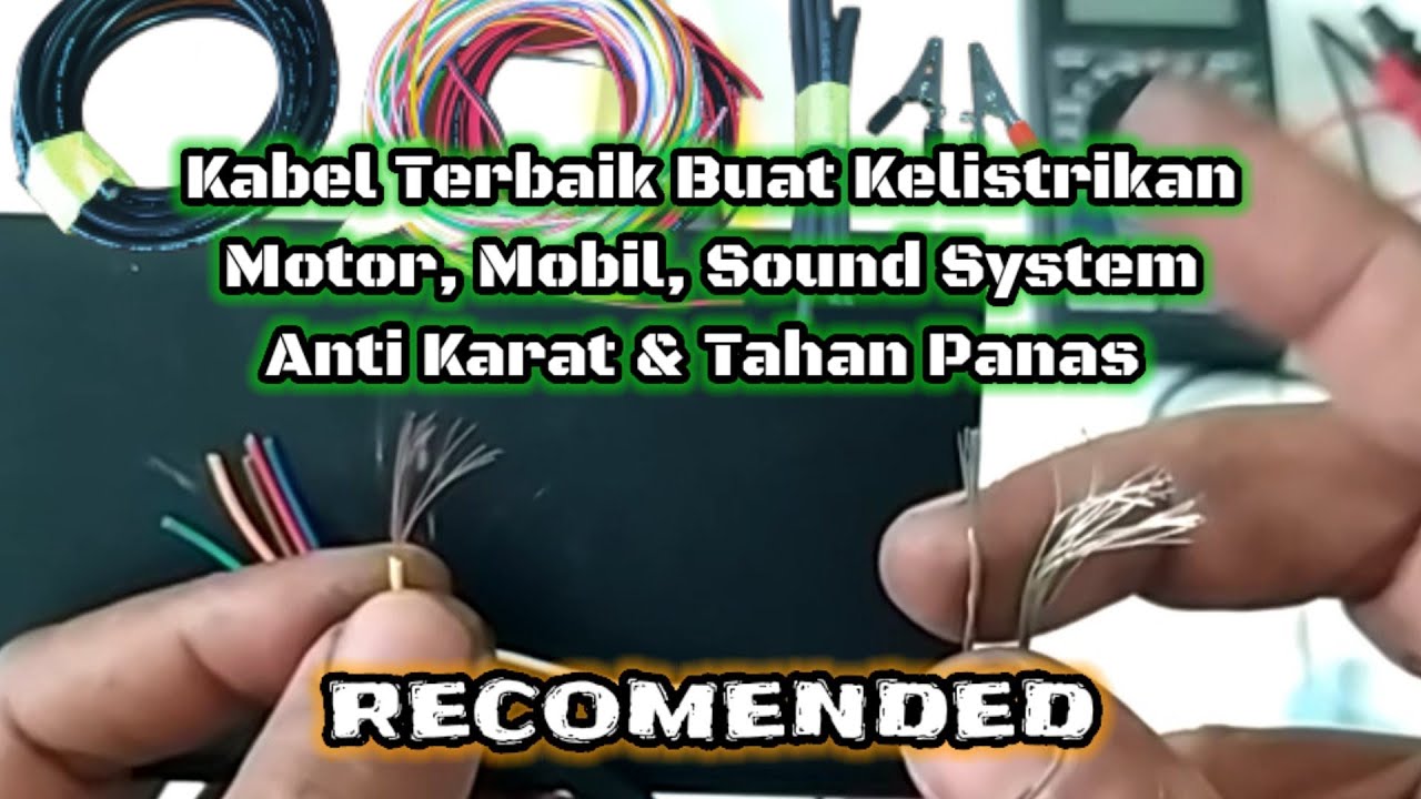 ⚙️ Kabel Body Anti Karat Tahan Panas 🇮🇩 Tembaga Murni & Serabut Putih AWG Tinned Copper Wirre