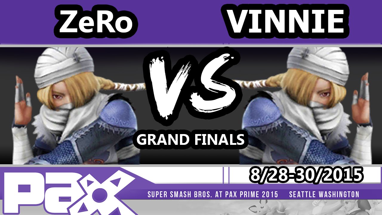 PAX Prime 2015 - ZeRo (Sheik) Vs. Vinnie (Sheik) - Grand Finals - Smash Wii U