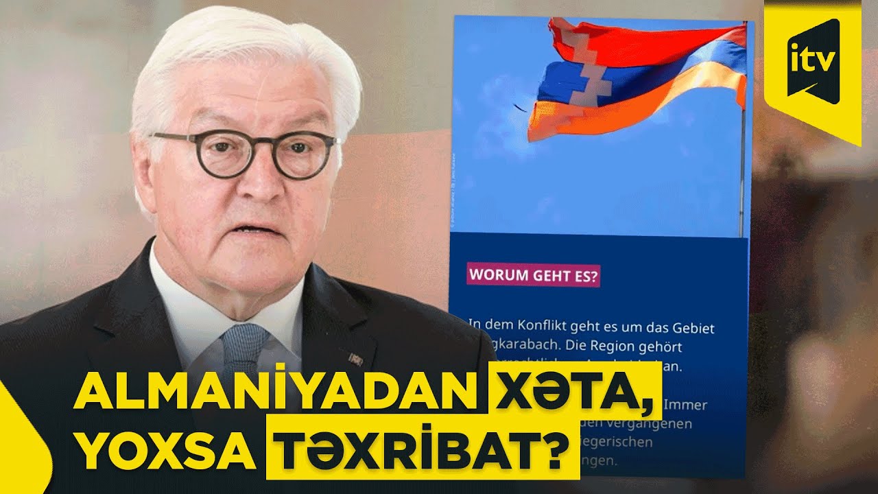 Almaniya Ermənistanın bayrağını səhv saldı?