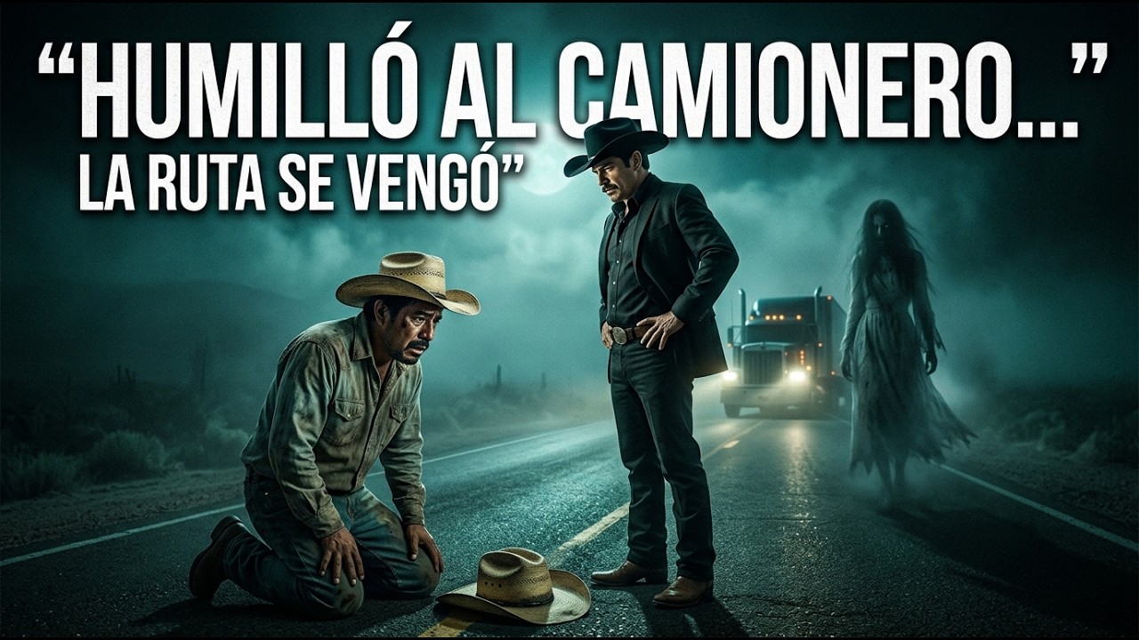 “HUMILLÓ AL CAMIONERO” — El patrón me tiró el sombrero y a las 3:12 AM la ruta se vengó.