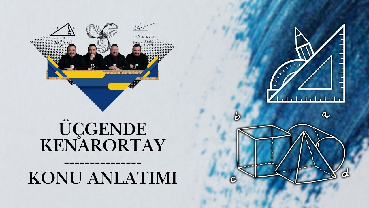 GEOMETRİDE ÜÇGEN TEMEL ATMA KAMPI | ÜÇGENDE KENARORTAY KONU ANLATIMI | 6. GÜN 3.DERS