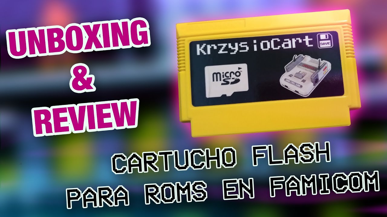 KrzysioCart! Cartucho flash económico para ROM´s de Famicom