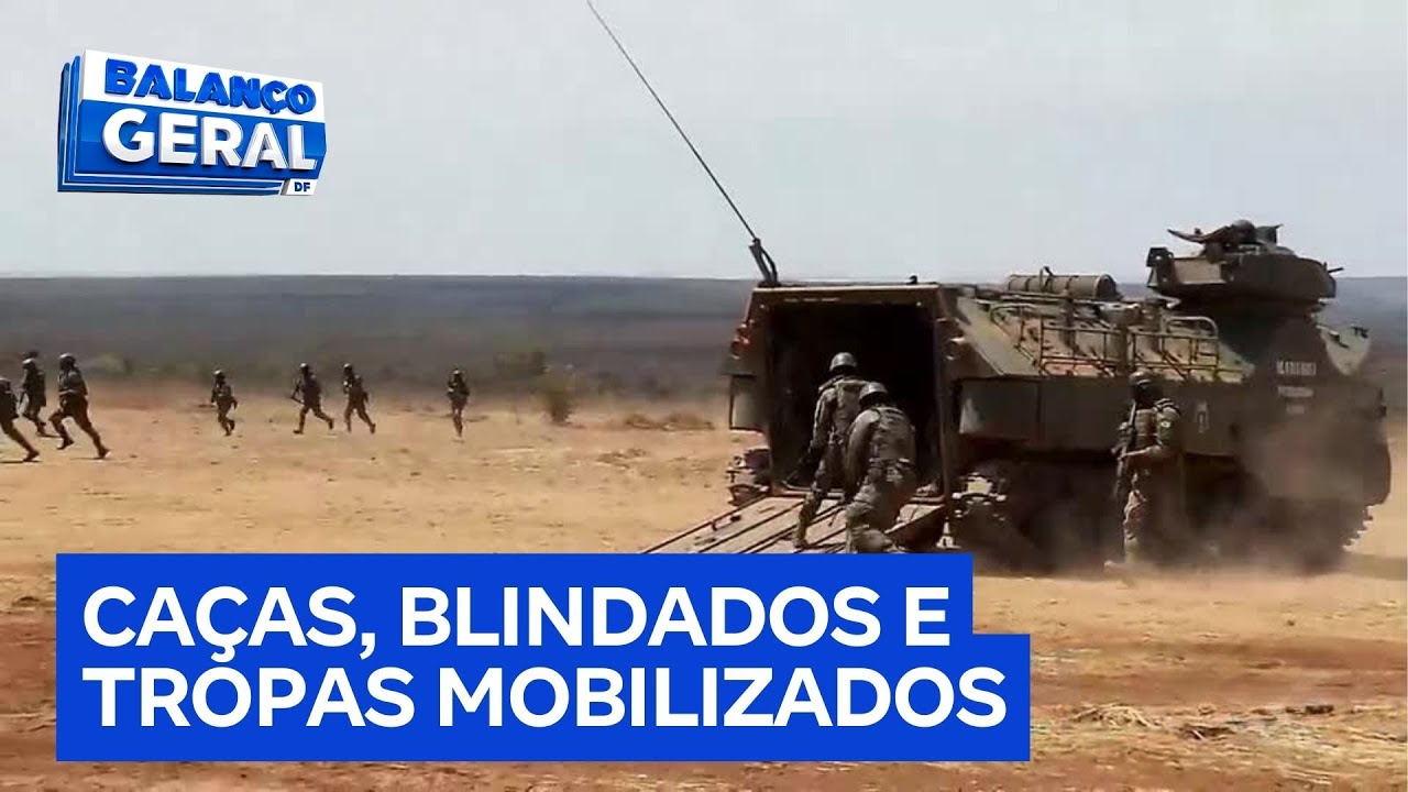 Marinha inicia operação no Entorno do DF para testar resposta das Forças Armadas | Balanço Geral DF