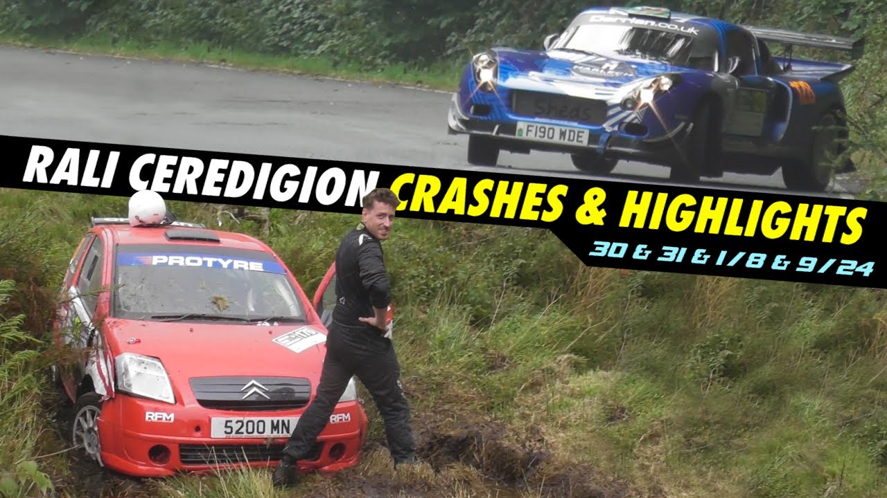 Rali Ceredigion Crashes, Highlights & Pure Sound, 30 & 31 & 1/8 & 9/24