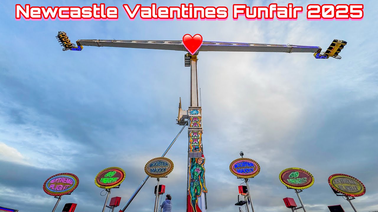 Newcastle Valentines Funfair Spillers Wharf March 2025