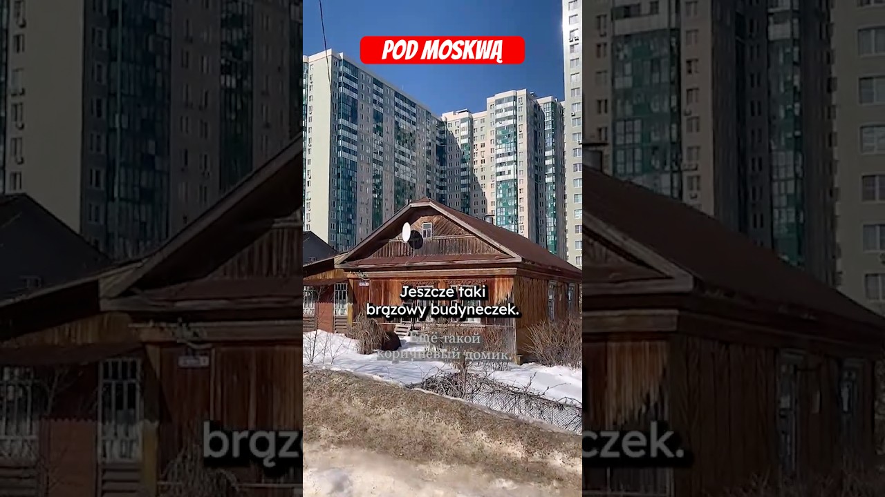 Kontrast pod Moskwą #Rosja