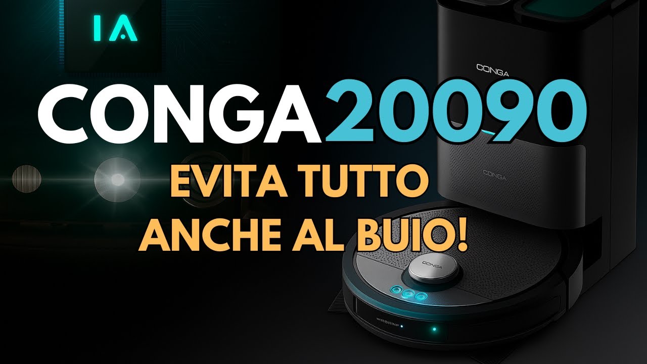 Cecotec Conga 20090 Pro AI: Il robot intelligente che evita TUTTO (anche al buio!) #cecotec