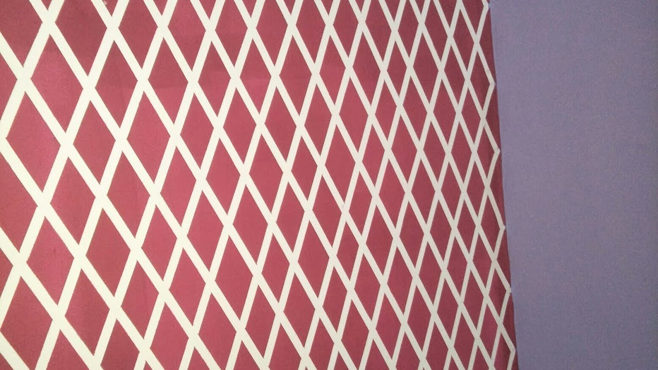 Emulsion paint se Barfi ka design banana sikhe