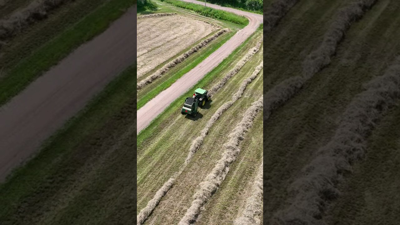 Tractors, Kick UP Dust Haybaling. #shorts #countrymusic #lukebryan #music #farming ##tractor #work
