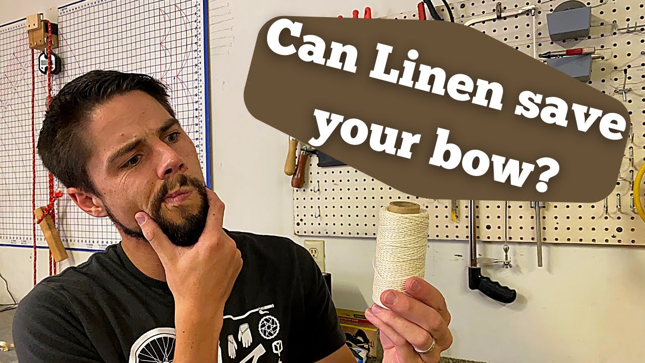 How to back a bow with Linen