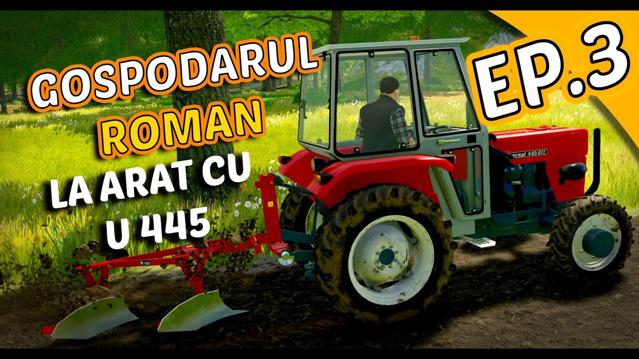 La arat cu Universal 445 si discuit cu moto-cultorul | FS 22 | GOSPODARUL ROMÂN | EP.3