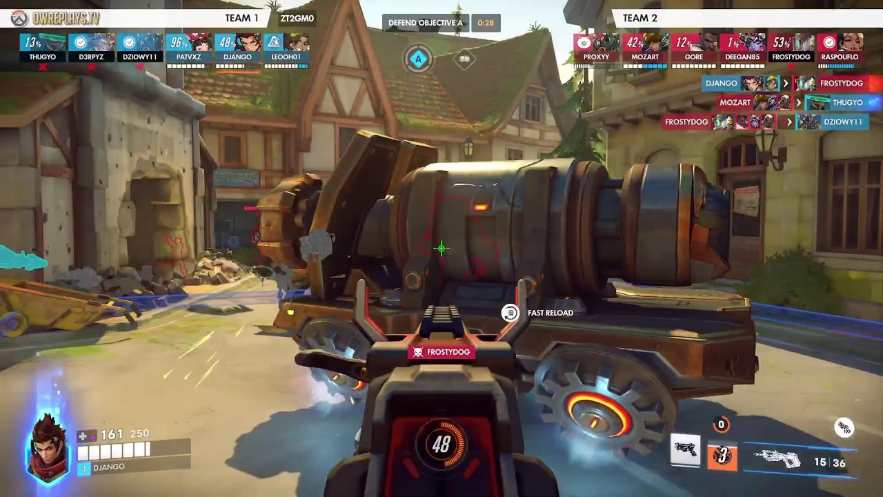 Don't need two tanks when you have Emre (POTG) by DJANGO &mdash; Overwatch Replay ZT2GM0