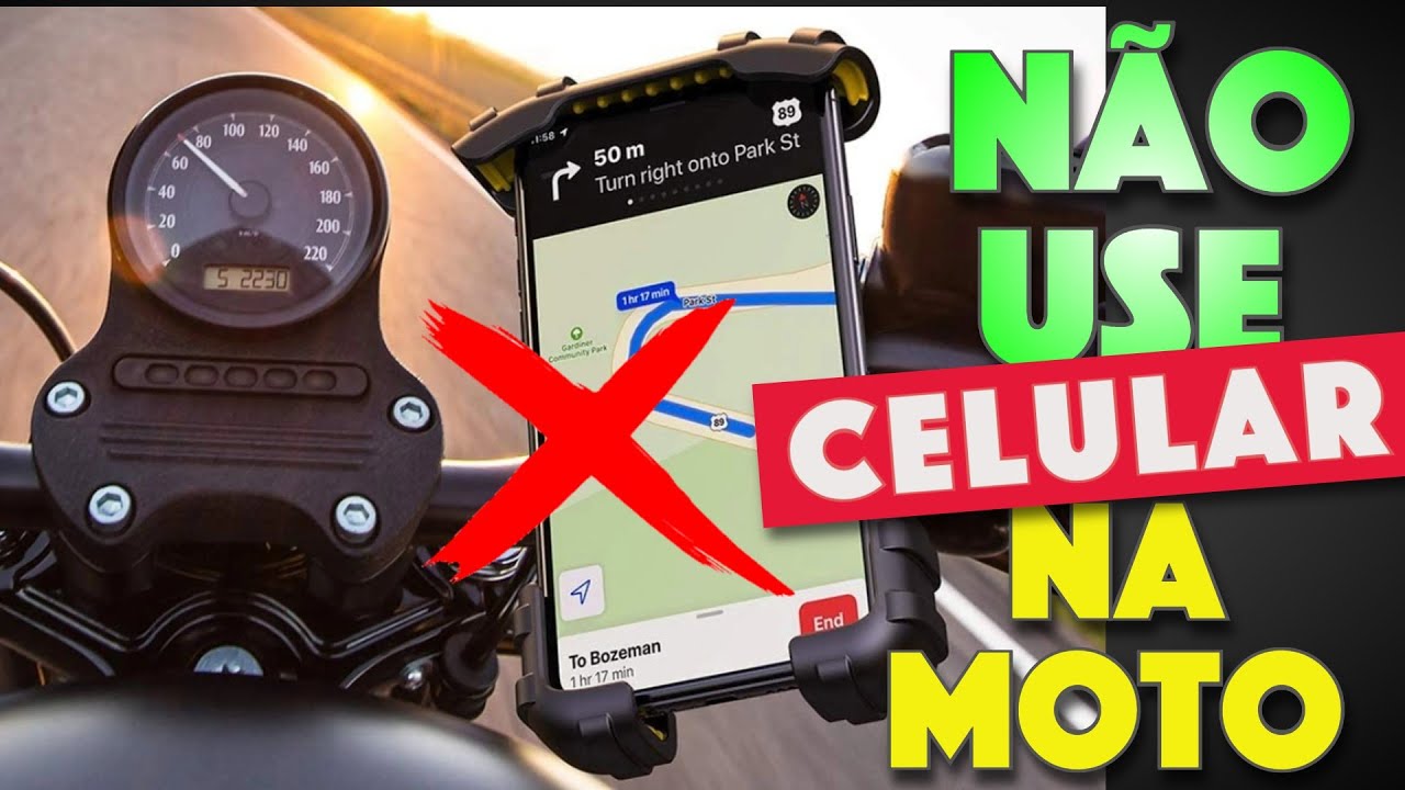 NÃO USE CELULAR NA MOTO - VEJA O QUE VOCÊ PODE FAZER
