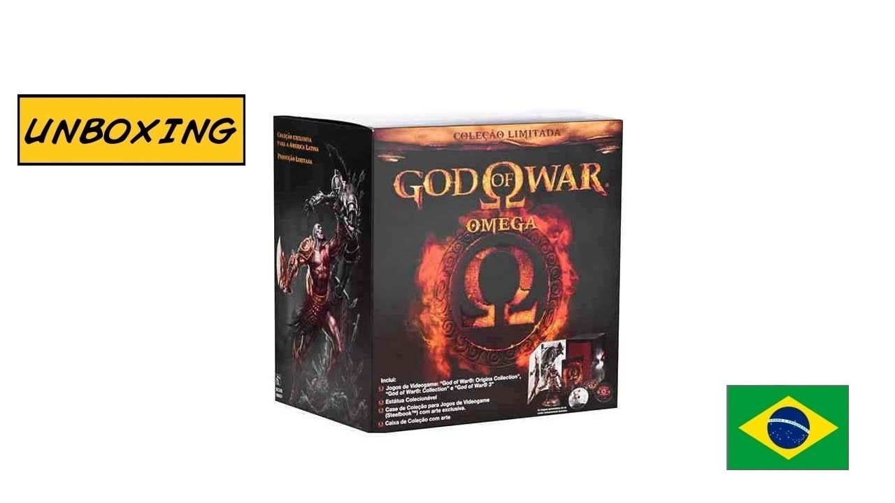 [Unboxing] PS3 God of War Omega Collection PT-BR