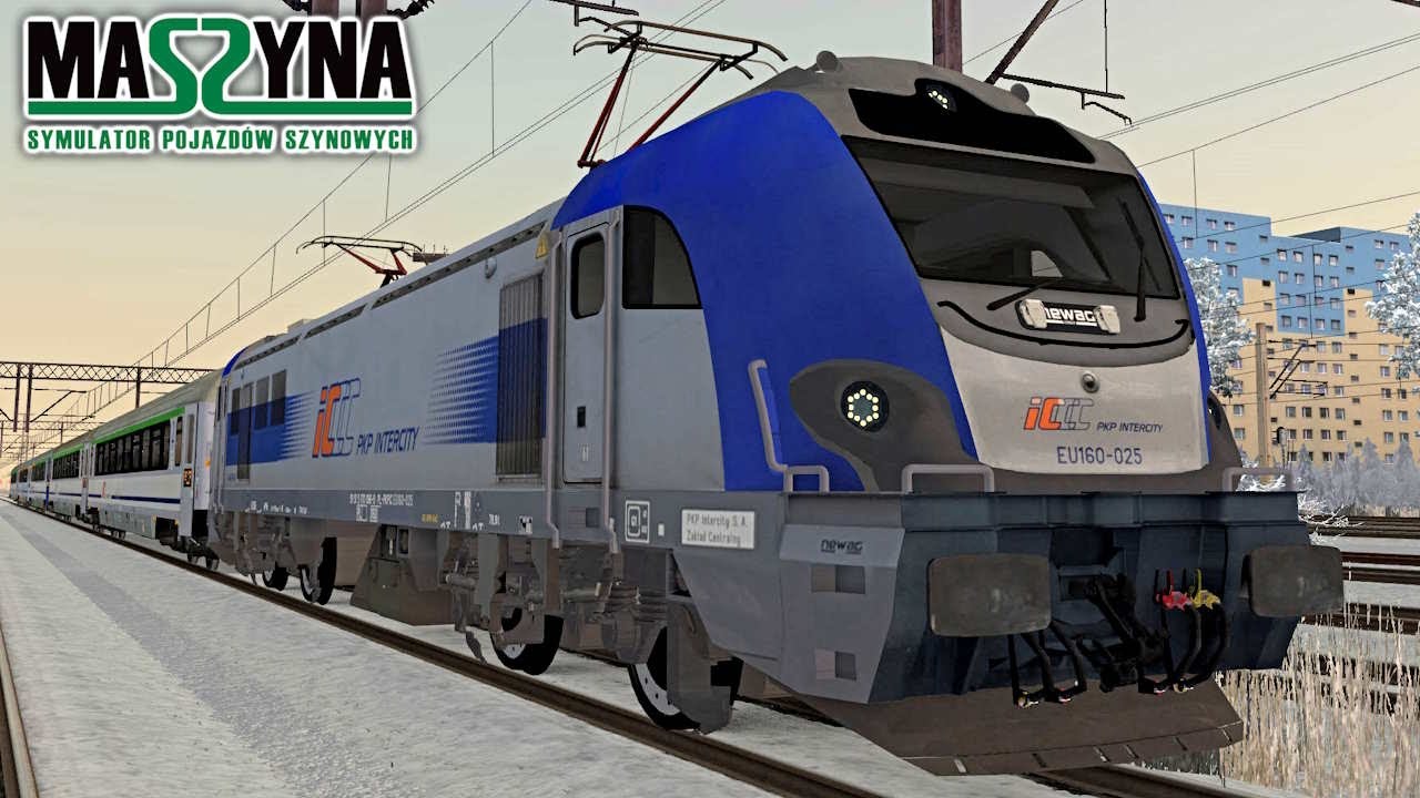 Nowość EU160 Griffin pociąg IC Wolica - Sandomierz w symulatorze Maszyna