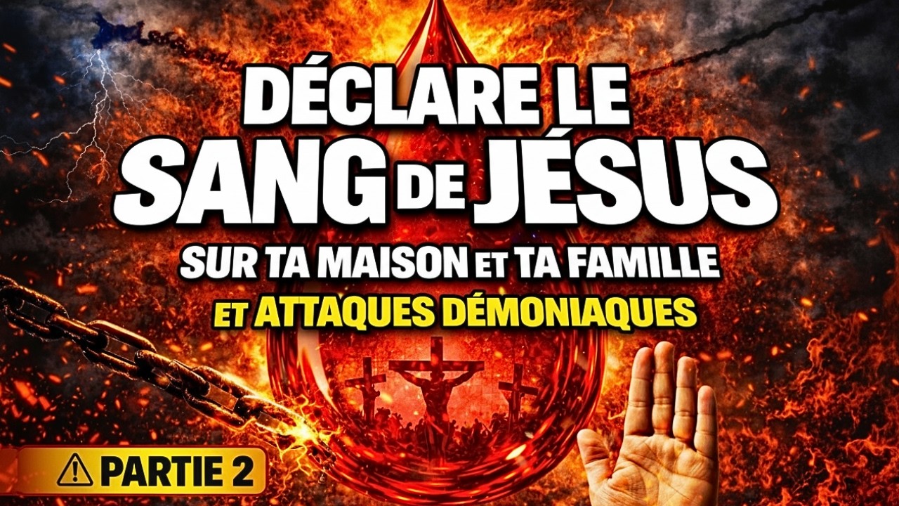 🔴 LE SANG DE JÉSUS A DU POUVOIR! | CONTRE la SORCELLERIE, la MAGIE NOIRE et les ATTAQUES DÉMONIAQUES