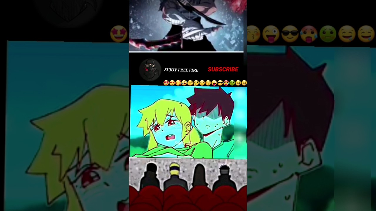 Naruto squad reaction on Lucky boy 🥵🤩#viral #anime #xbox #shorts