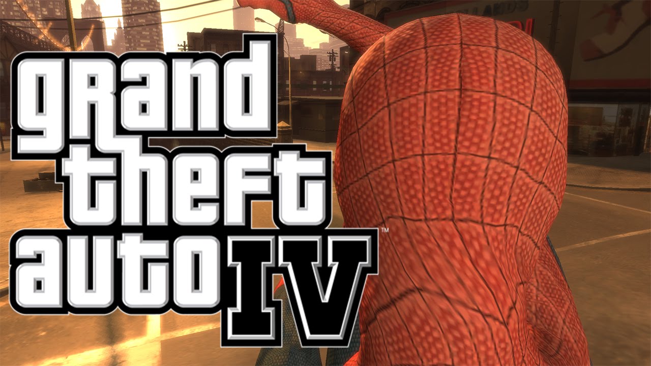 GTA 4 : SPIDERMAN VS HULK! (GTA Funny Moments w/ Mods) - Spiderman With Powers + Hulk