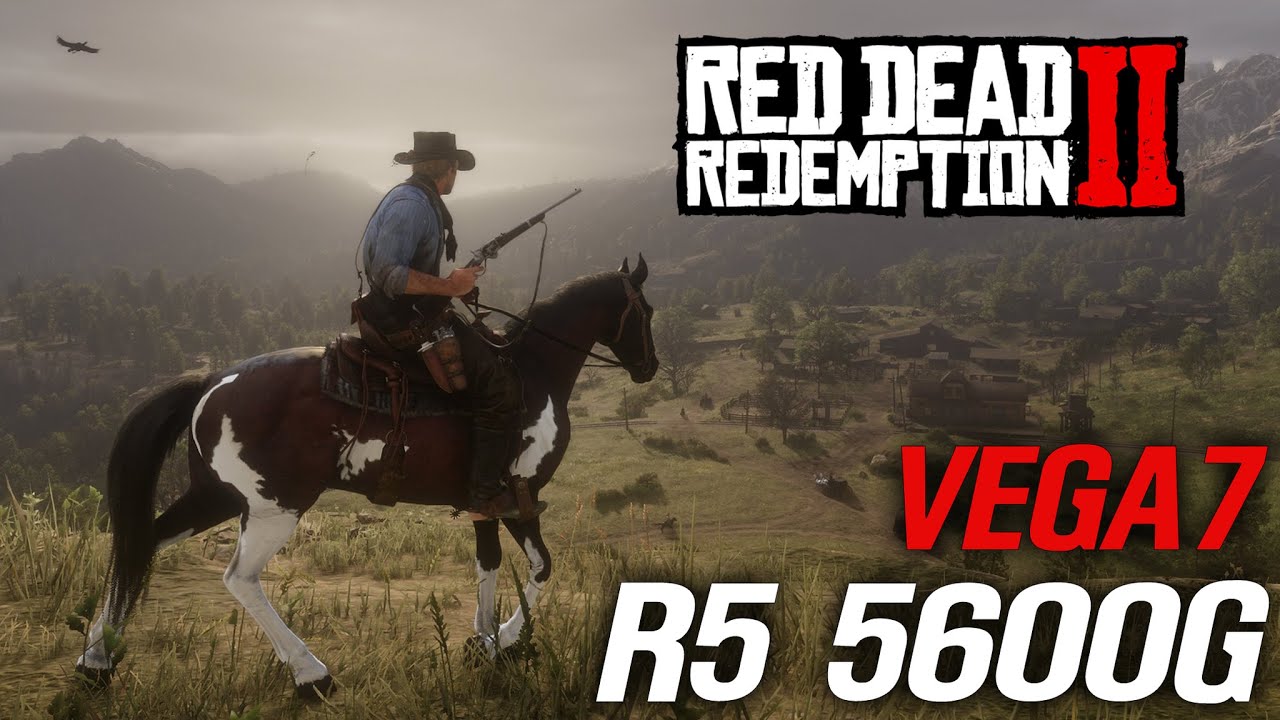 Ryzen 5 5600G + Radeon Vega 7 rodando RED DEAD REDEMPTION II em 2022.