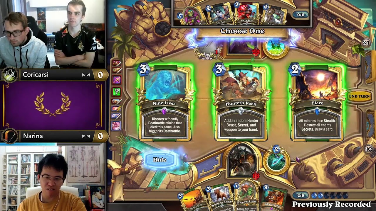Netherlands vs Chinese Taipei - Group D Decider - Hearthstone Global Games 2019