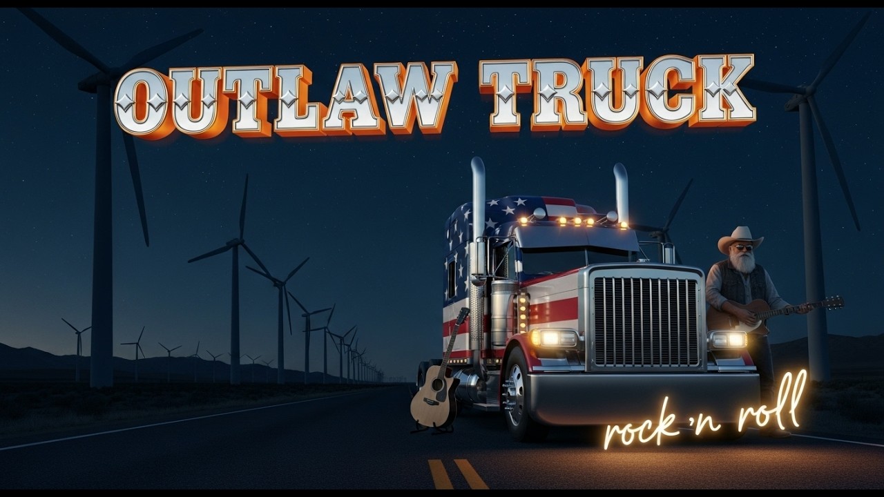 Outlaw Country Rock Ride for Truck Drivers and Long Haul Road Trips #OutlawCountry #TruckLife