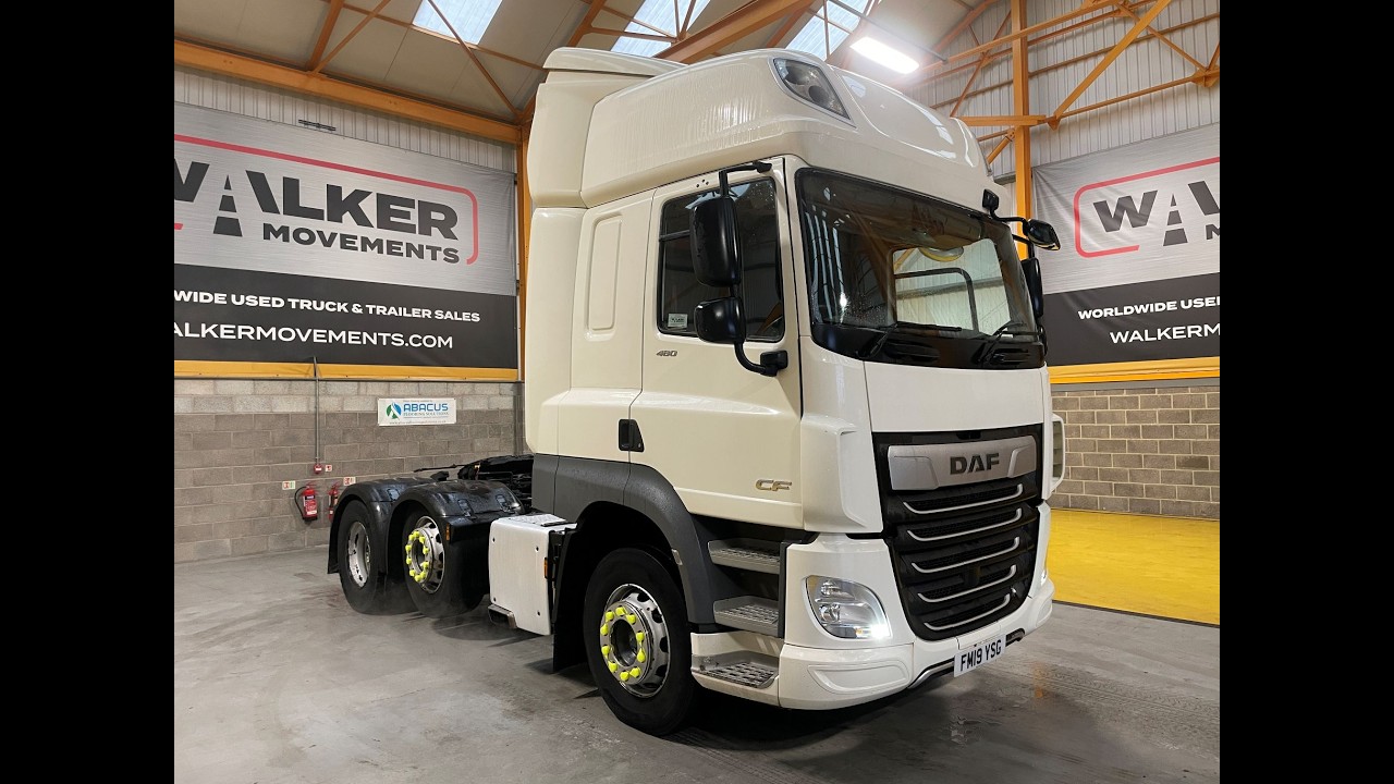 New In Stocklist For Sale: DAF CF480 *EURO 6* SPACE CAB 6X2 TRACTOR UNIT – 2019 – FM19 YSG