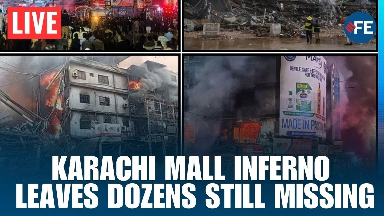 Karachi Mall Fire LIVE: Deadly Karachi Mall Fire Leaves At Least 14 Dead, Over 60 Still Missing