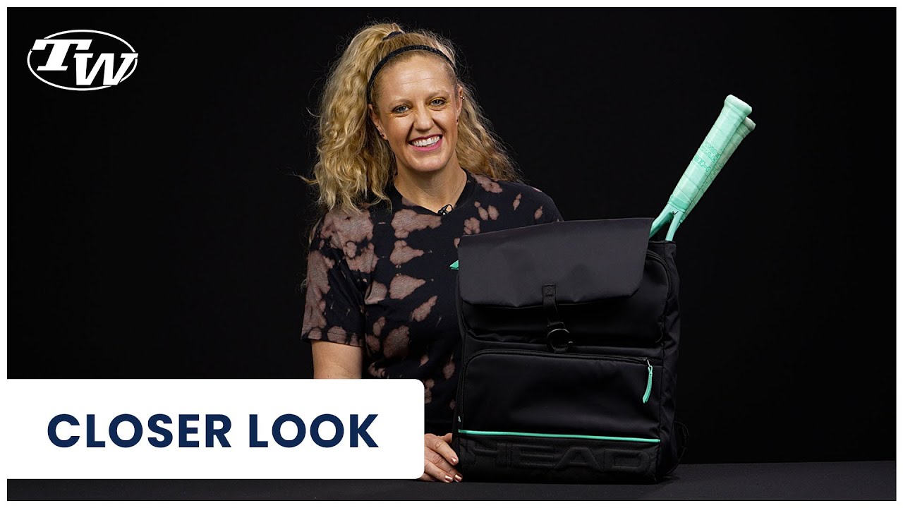 Take a closer look at the Head Coco Tennis Backpack - a great option for any player!