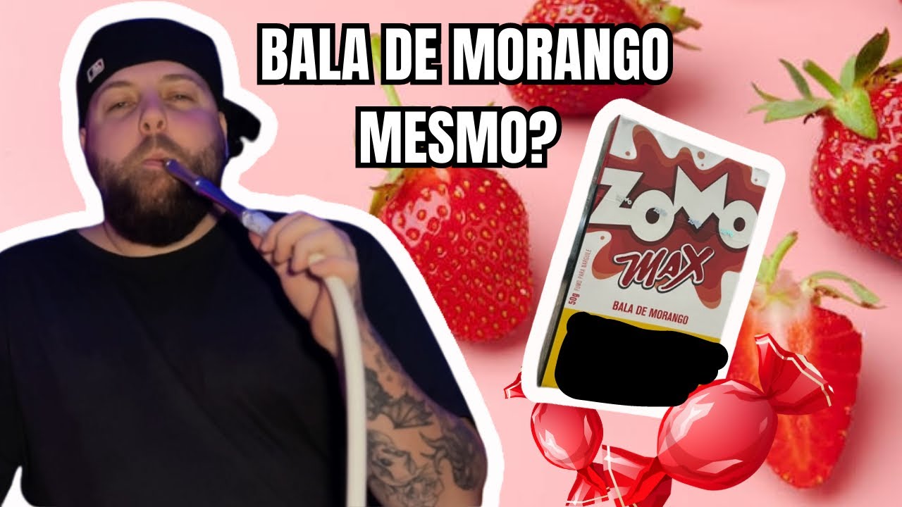 Zomo MAX - Bala de Morango [An&aacute;lise Ess&ecirc;ncia]