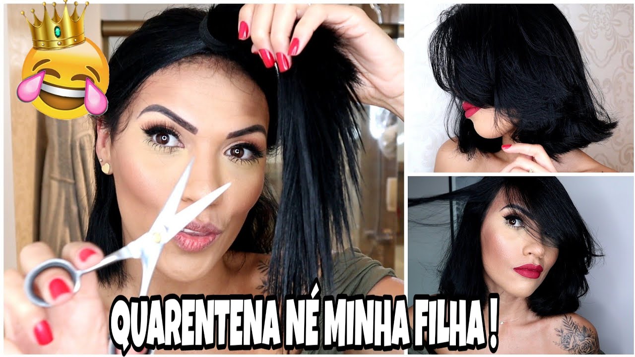 COMO CORTAR O CABELO EM CAMADAS SOZINHA | CABELO CURTO♡