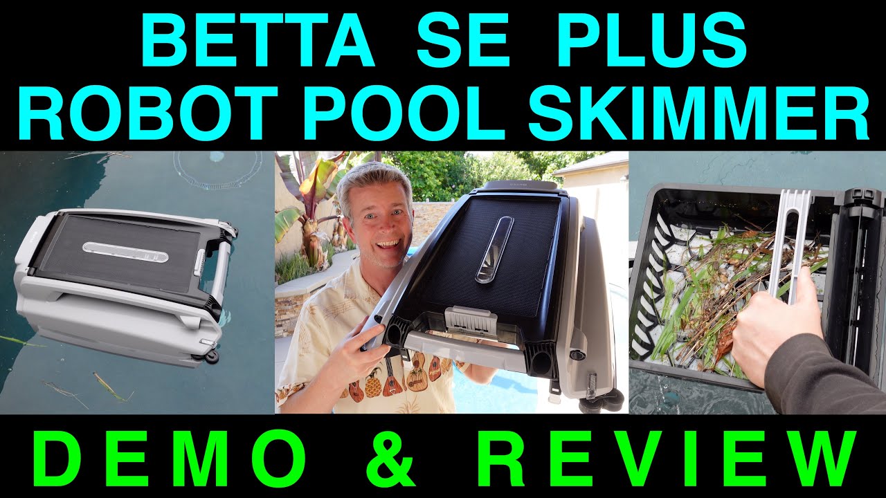 Betta SE Plus Robotic Pool Skimmer Demo Review