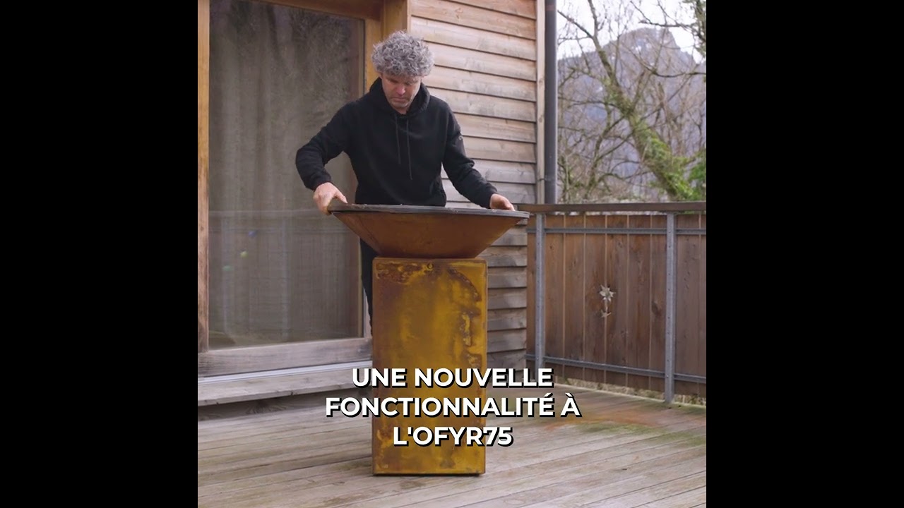 Voici le nouveau plancha brasero. Compact, pratique et élégant.