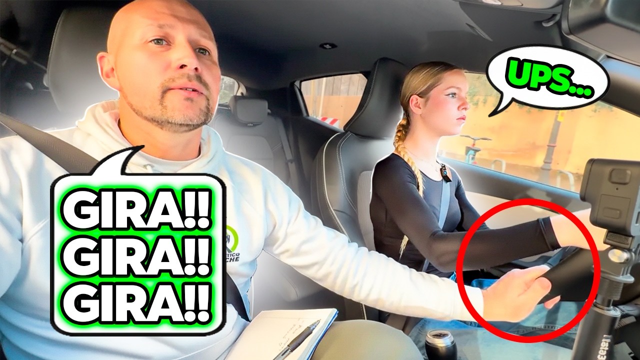 Andrea 30 Clases y 12 Faltas (2 Eliminatorias) 😩😧 | Examen Practico de Conducir/Manejo
