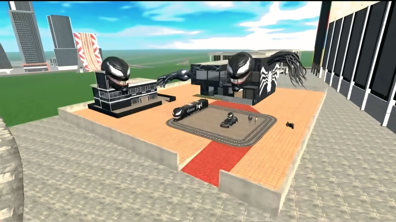 Turned Franklin’s House into VENOM CITY! 🕷️🔥 (Indian Bike Driving 3D)