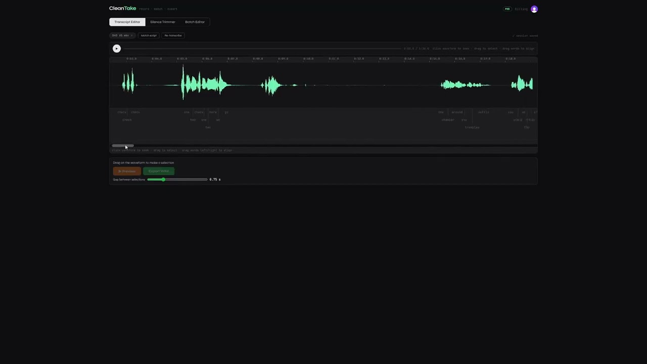 SAVE TIME editing audio for FREE