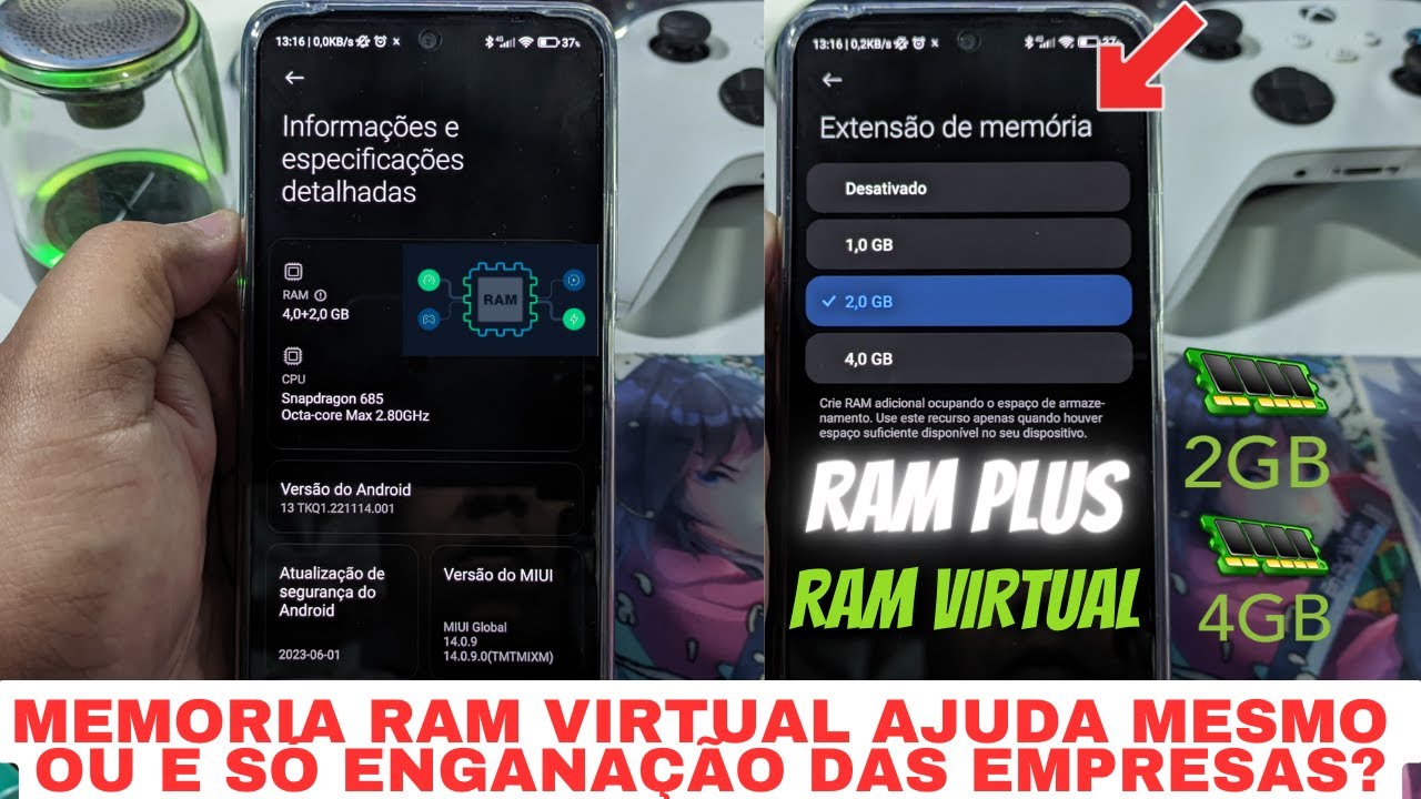 Vale a Pena Ativar a Memória Ram virtual do celular ela ajuda mesmo ou e só Placebo?