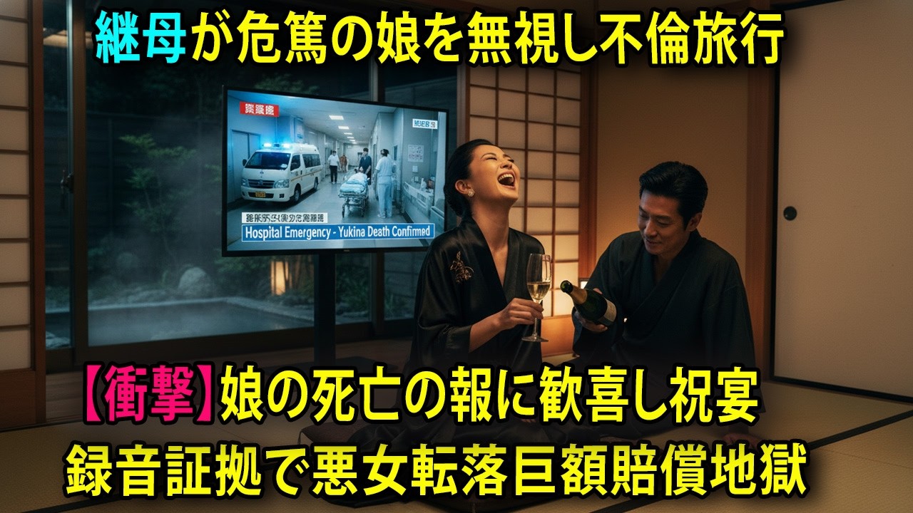 再婚相手の娘が重体でも不倫旅行を優先した悪女「死ねば遺産が入るｗ」→娘の葬儀案内を喜び帰国した私を待っていた衝撃の真実