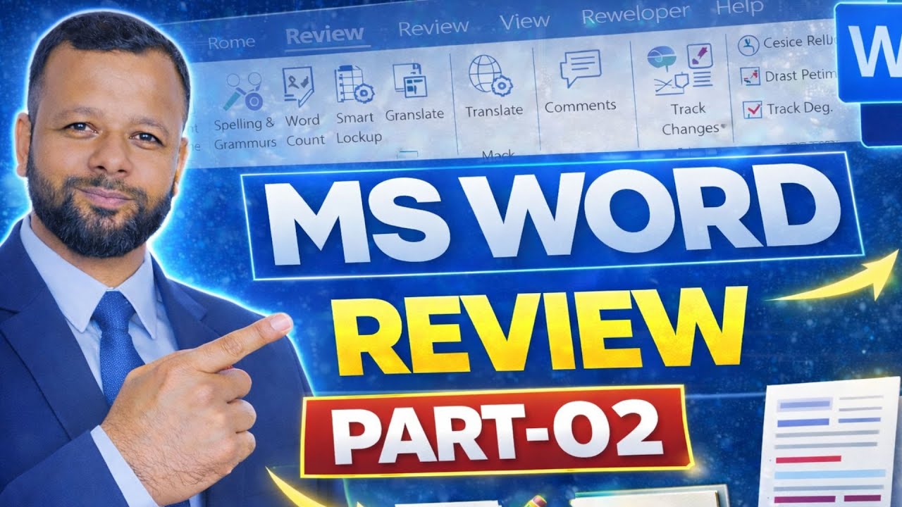 Microsoft Word Tutorial in Bangla | Part-02 | Review | Computer Microsoft Word Review মাইক্রোসফট