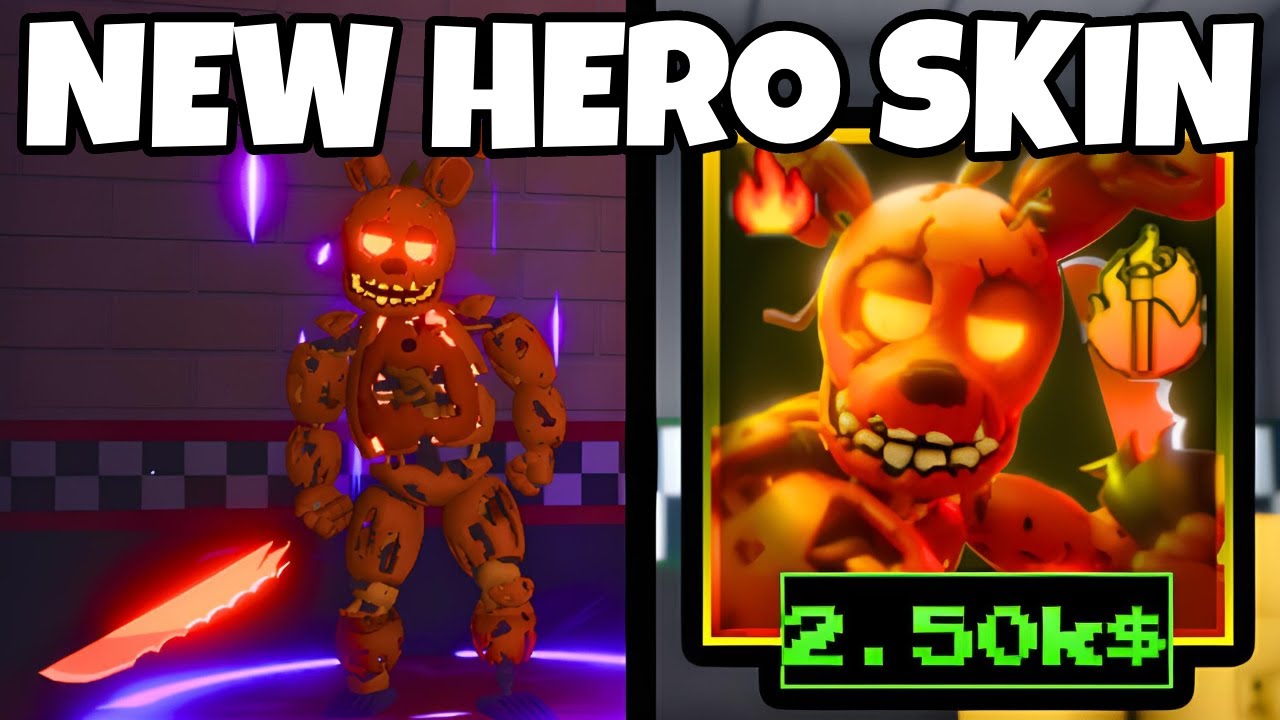 NEW JACK O SPRINGTRAP SKIN IS AMAZING in Roblox Five Nights TD 2 (FNTD 2)