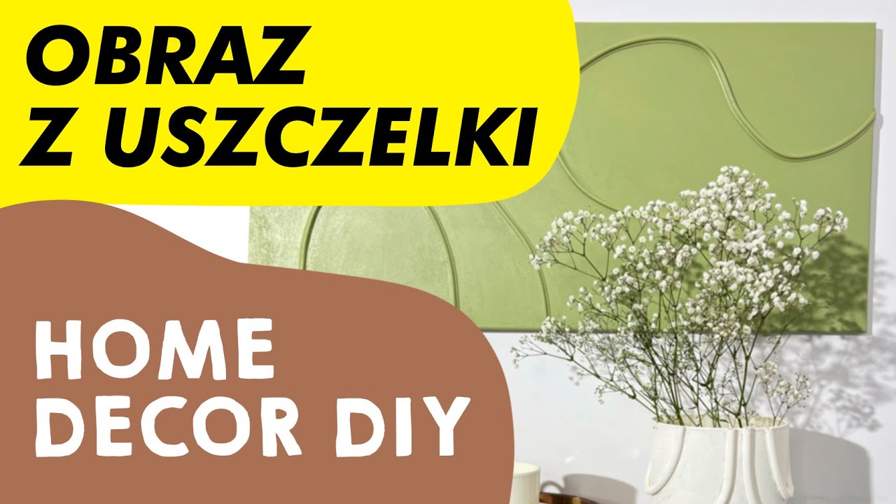 ♦️✂️DIY - Ja zrobić obraz z uszczelki do okien 🆘 IVO ZRÓB TO SAM - home decor ideas