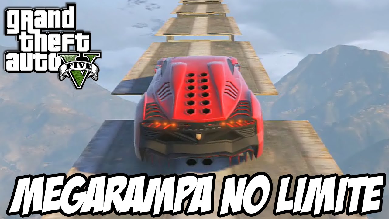 GTA V - MEGARAMPA NO LIMITE DO CÉU, a maior possível