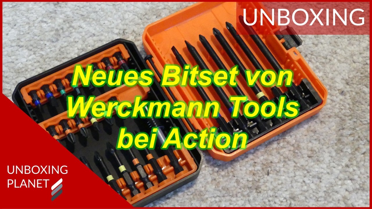 Neues Bitset von Werckmann Tools bei Action - Unboxing Planet
