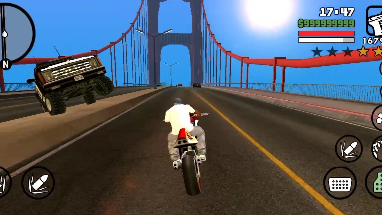 🔥 Fugindo da Polícia pela cidade no GTA San Andreas