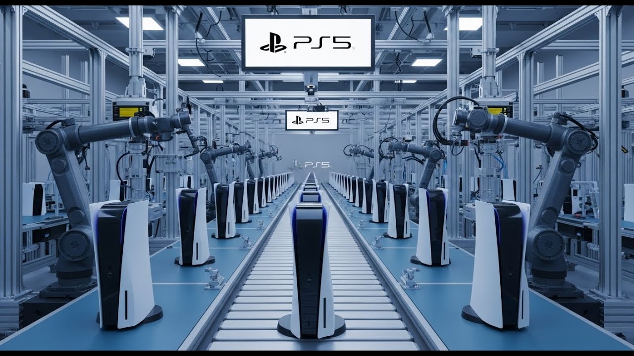 Como  é FABRICADO o PLAYSTATION 5, O Processo Que Ninguém REVELA!