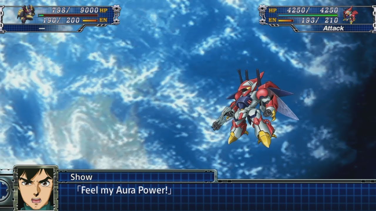 Super Robot Wars T - Bilbine Attacks