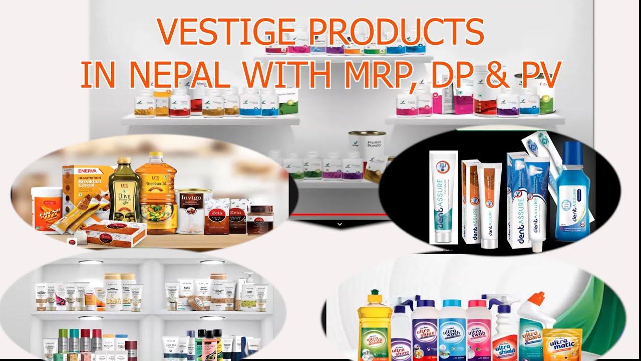 Vestige products in Nepal with MRP, DP & PV