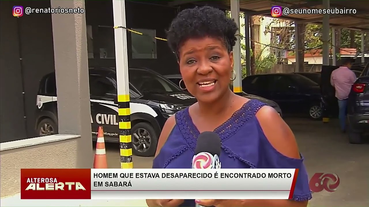 Fim trágico para o desaparecido de Sabará