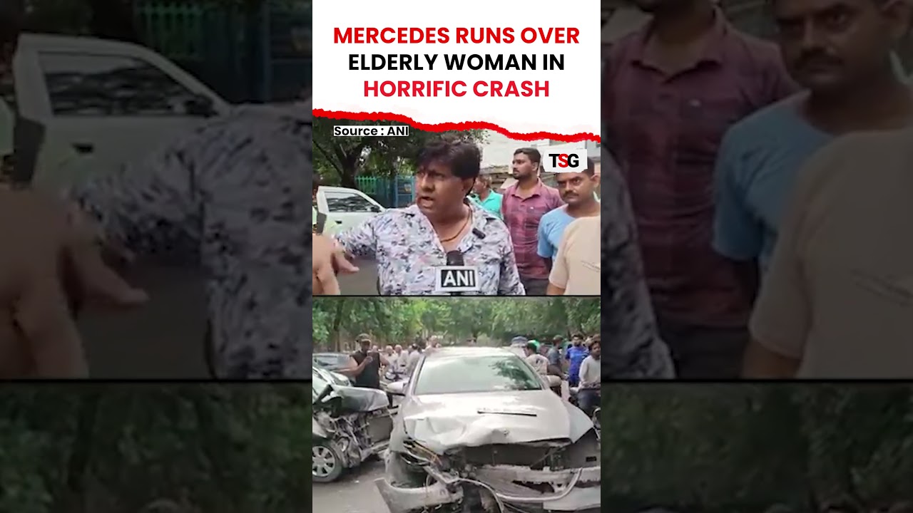 Narela Accident: Speeding Mercedes Runs Over Elderly Woman, She Dies | TSG