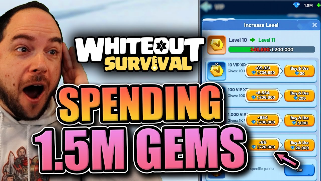 Spending 1.5M gems on VIP [was it worth it?] Whiteout Survival